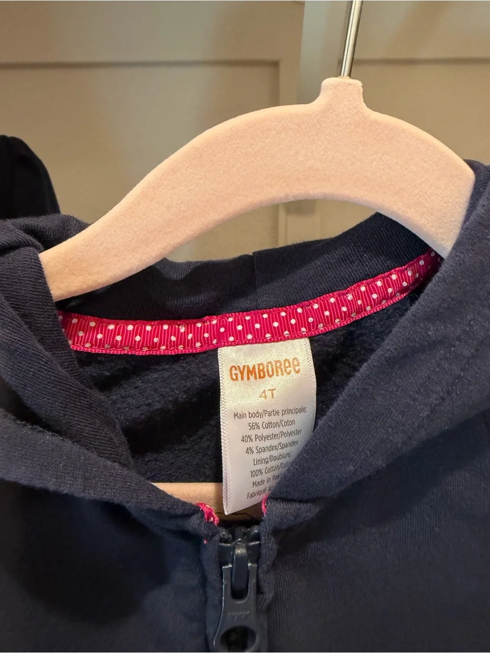 Gymboree girls lot of 2 tops 1 sweater and 2 hoodies navy school uniform 4T
